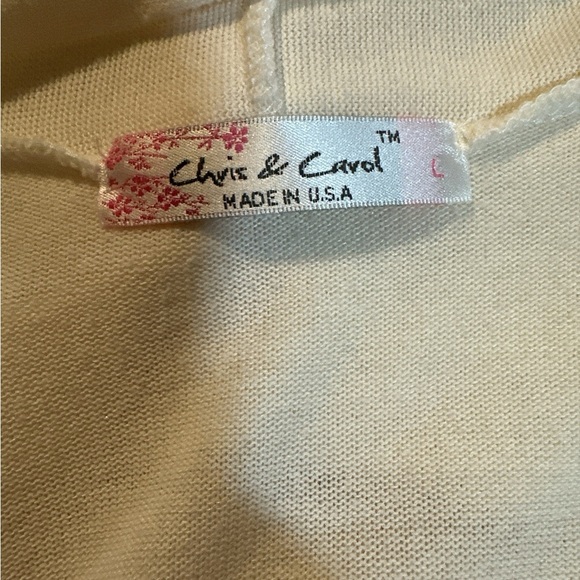 Chris & Carol Cream Knit Cardigan - Picture 2 of 5